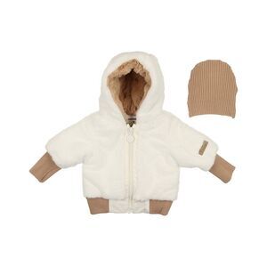 Mon Tresor Girls  Fur-Get-Me-Not Jacket Gift Set, White